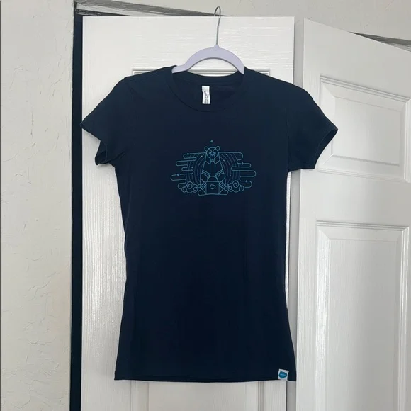 Navy Salesforce Codey Graphic T-Shirt - Picture 1 of 5